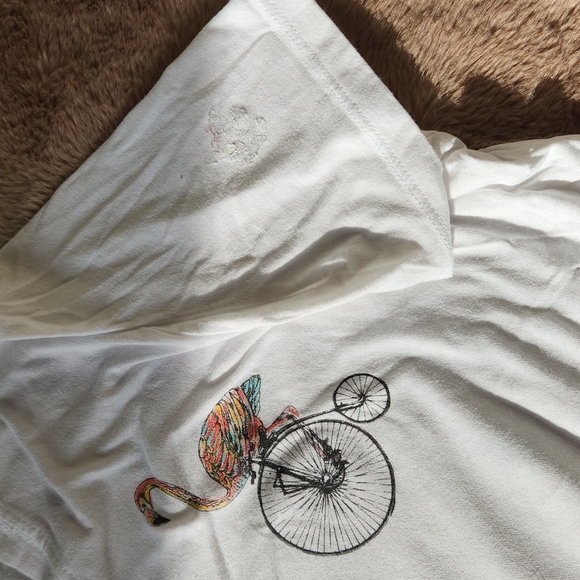 Kim Rodgers White Flamingo Medium Shirt - Picture 4 of 4